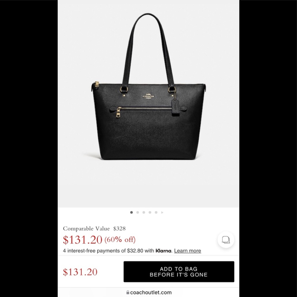 Like New Coach Gallery Bag! Authentic